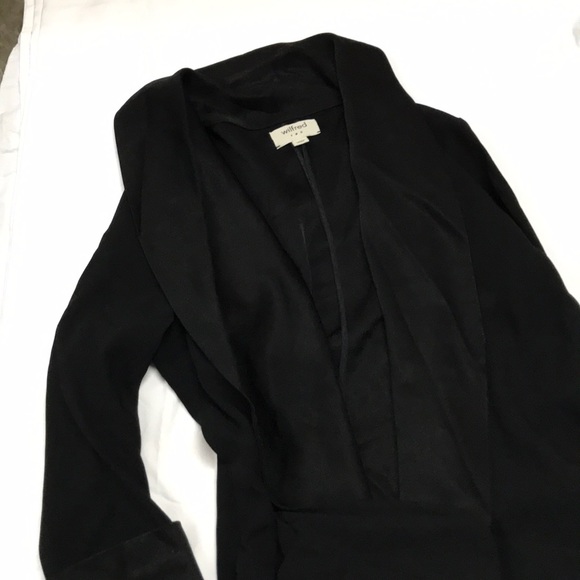 Wilfred chevalier black blazer silk color - Picture 2 of 3